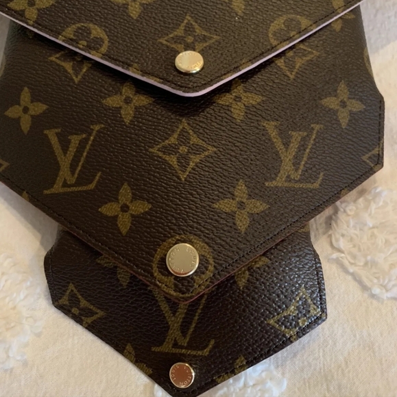 Louis Vuitton Monogram Pochette Kirigami 3 Piece Set Pouch Envelope Clut… - Picture 3 of 10